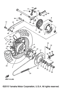  Переднее колесо