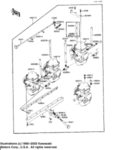 KZ650 Carburetor assy