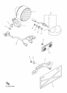 XVS950CU (ABS) テ-ルライト