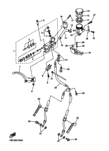 YZF-R6 Главный тормозной цилиндр