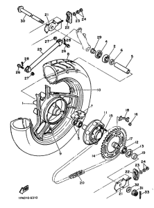  Переднее колесо