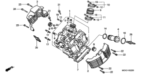 VT1100C2 Головка цилиндров