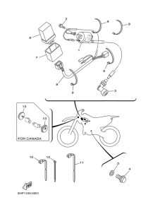 TTR125L Электрика 1