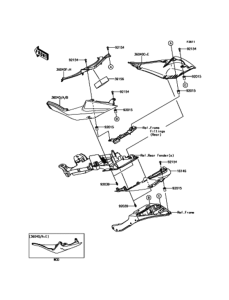 ZX600 Боковые обтекатели