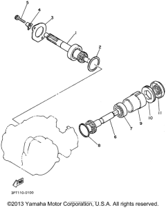 PW50P Трансмиссия