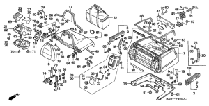 GL1500SE Кофр задний