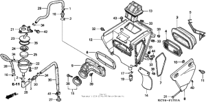 XR400R Air cleaner (ac)