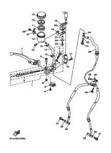 MT01 Передний тормозной цилиндр