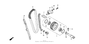 CB50 Cam chain + tensioner