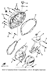 XS400SJ Боковые крышки