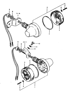 TS125 Поворотники