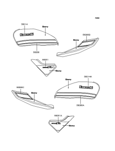ZR400 Наклейки