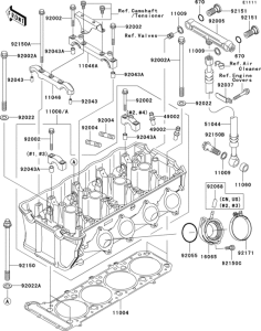 ZX1200 Головка цилиндров
