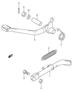 JR50 Передний суппорт