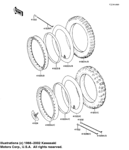 KX125 Колеса,покрышки