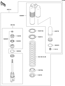 KX125 Амортизатор