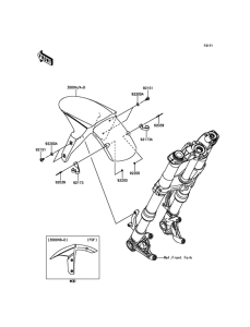 ZR1000 Крыло переднее