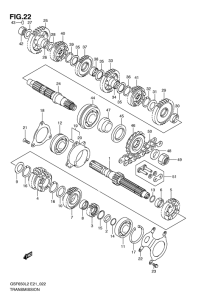 GSF650 (ABS) Трансмиссия
