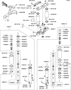  Передняя вилка