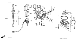 SK50M Carburetor assy