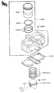 EN450 Цилиндр / поршень