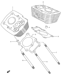 VL125 Цилиндр