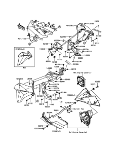 ZR800 Обтекатель нижний