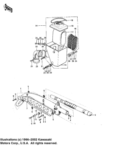  Air cleaner / muffler