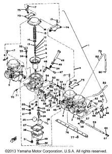 XS1100F Карбюратор