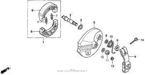 EZ90 Задний тормоз
