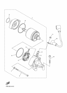 YZF-R1 Стартерный мотор