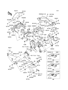 KLE650 Обтекатели