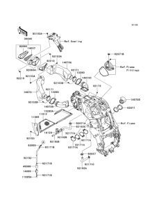 ZX1400 Воздушный фильтр
