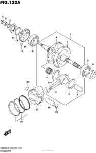 AN400 (ABS) Коленвал