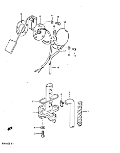 GS650 Топливный кран