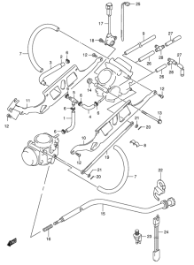 SV650 Карбюратор fittings