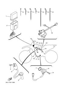 YZ250F Электрика 1