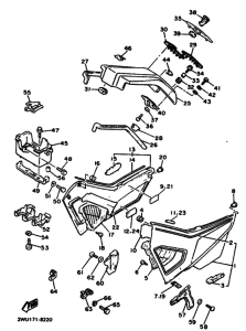 XVZ13DA Боковая крышка