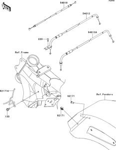 VN1700 Тросы управления