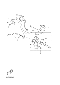 CW50RS Handle switch. lever