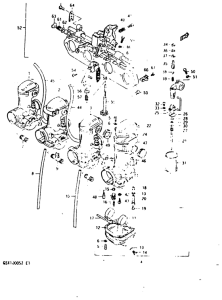 GSX1000 Carburetor assy