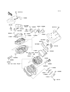  Крышка головки цилиндров
