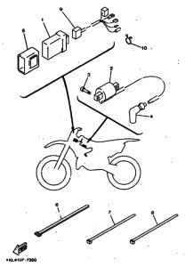 YZ250 YZ250K Equipo electrico
