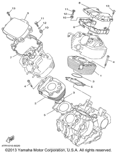 XVS650 Цилиндры