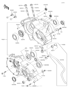  Картер двигателя
