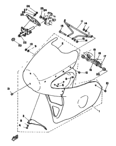 TZ250F Обтекатели