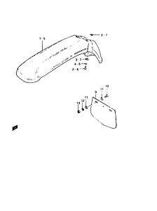 TS50 Переднее крыло