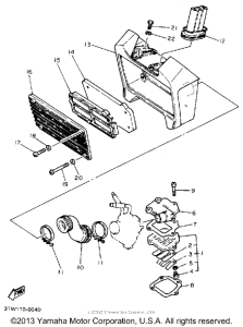 BW80A Воздушный фильтр