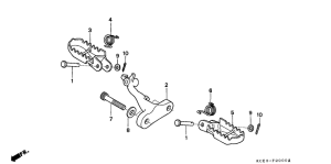 XR250R Ступень передачи