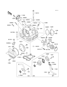 BN125 Cylinder head(1 / 2)
